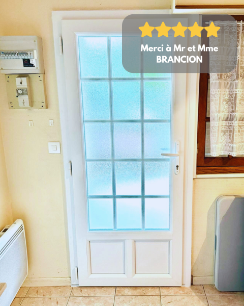 Porte d'entrée vue interieur