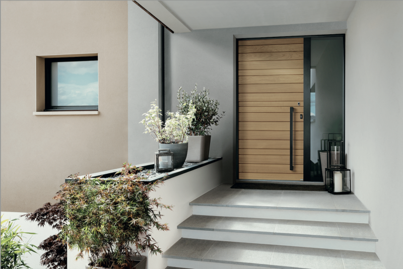 Porte entrée - Fenêtre normande 